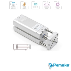 PKY-A Serisi Dönmez Milli Manyetik Kompakt Pnömatik Silindir (Ø12...Ø25) (ISO 21287) - PEMAKS
